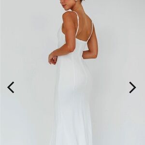 New with tags! Bodycon Maxi Dress White